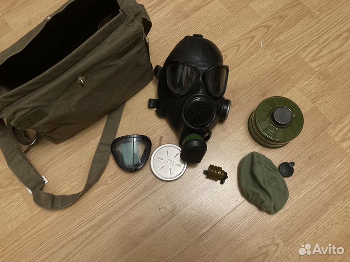 Противогаз пмк 1 черный в полном комплекте