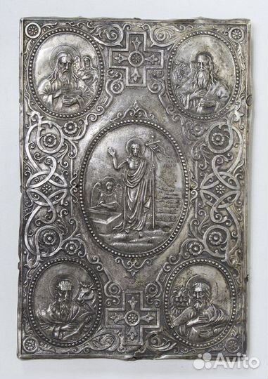 Обложки для Евангелия, конец 19 в, серебро, 84 пр