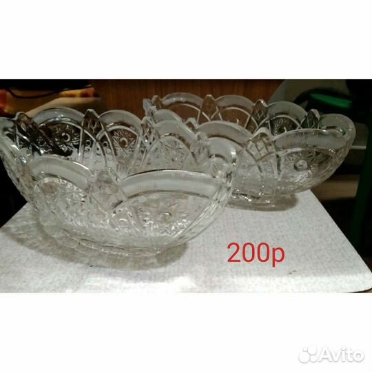 Ваза хрустальная большая СССР