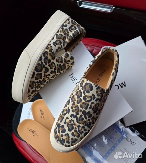 Слипоны натуральная кожа The row