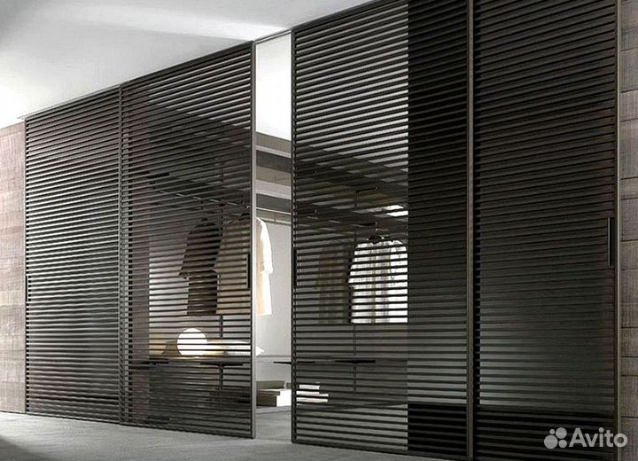 Реечная раздвижная дверь