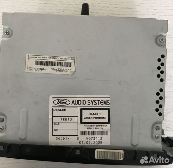 Автомагнитола для Форд sony штатная