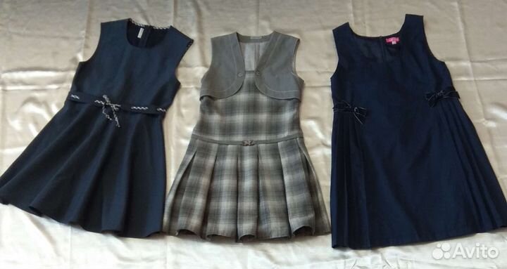Платья, юбки,134, школа