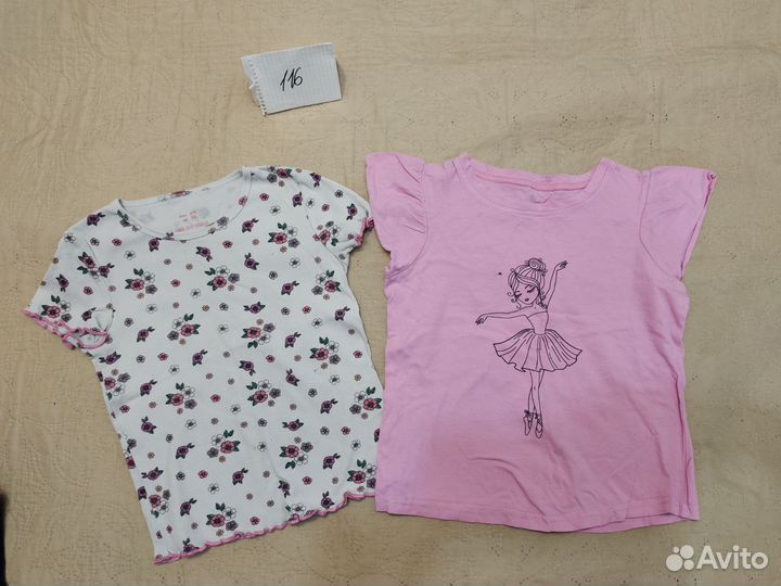 Пакет летней одежды для девочек 116