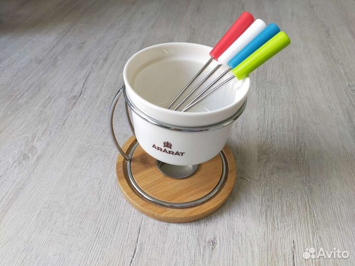 Набор для приготовления фондю. Новый. Арарат