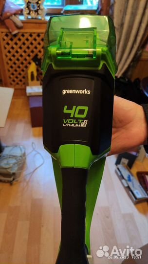 Снегоуборщик аккумуляторный G-MAX 40V greenworks