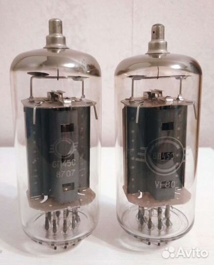 Лампы 6п36с, 6п42с, 6п44с, 6п45с