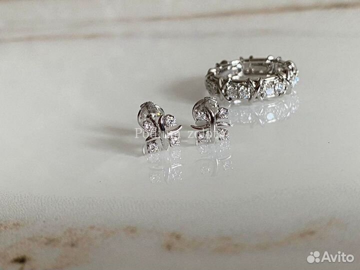 Tiffany серьги пусеты