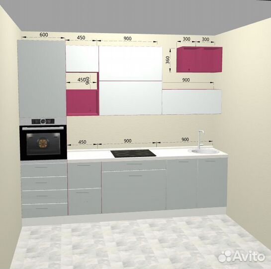 Кухня Тетрис 2.85