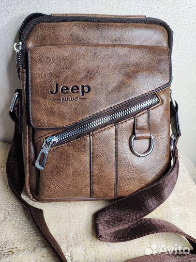 Мужская кожаная сумка новая