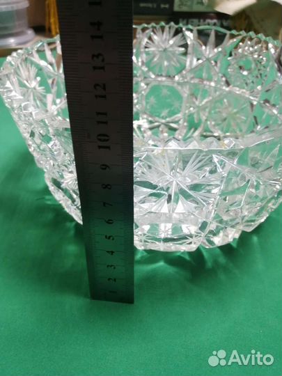 Хрустальная ваза, салатник СССР