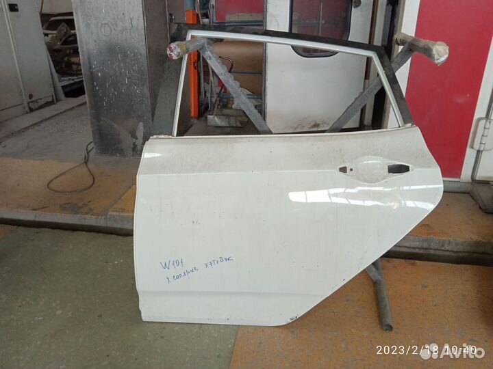 Дверь задняя левая Hyundai solaris хэтчбек