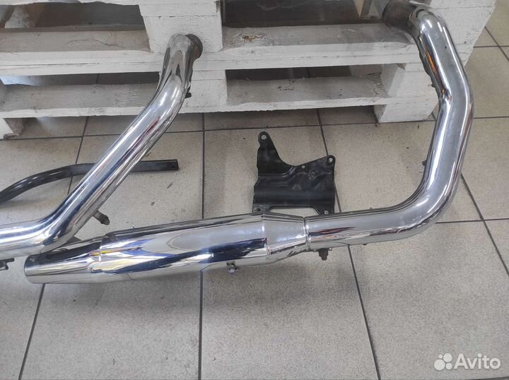 Harley Davidson sportster выхлопная система