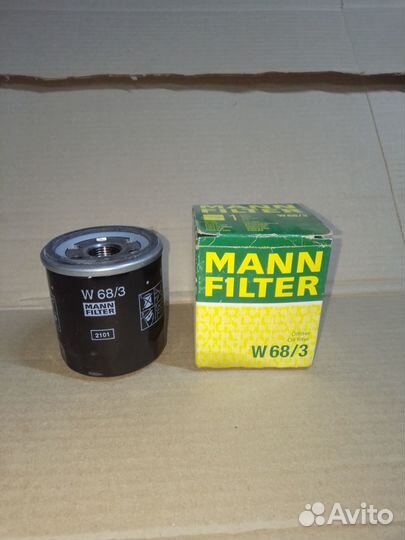 Фильтр масляный Mann w 68/3