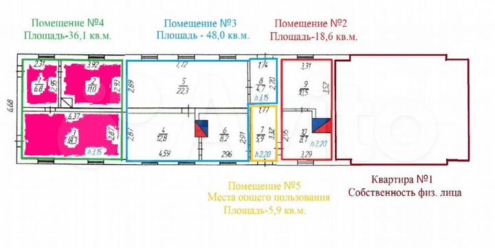 Нежилое помещение ж/д рзд. Касарги