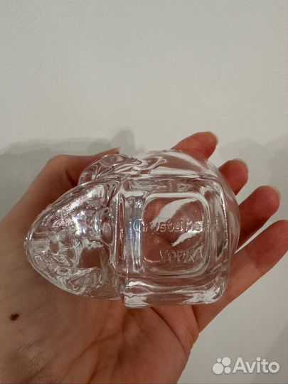 Пустая бутылка и стопка череп Crystal Head