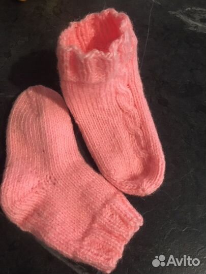 Носки вязаные детские новые