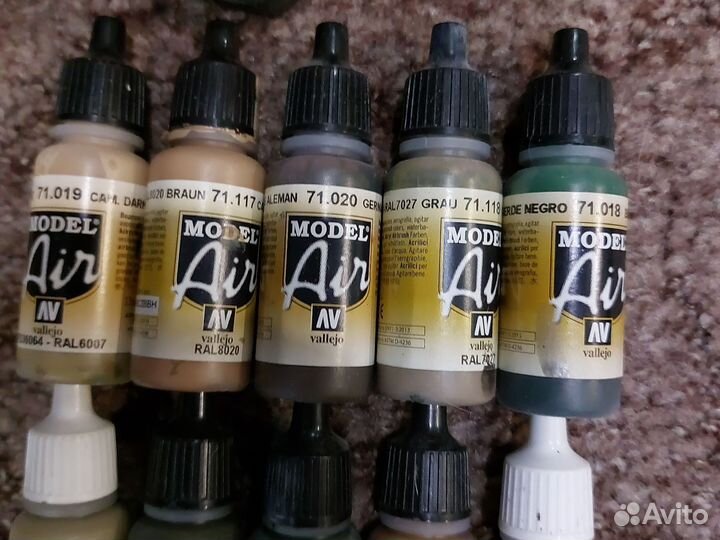 Краска звезда.vallejo акрил