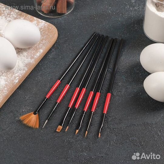 Набор кондитерских кисточек для декорирования Доля