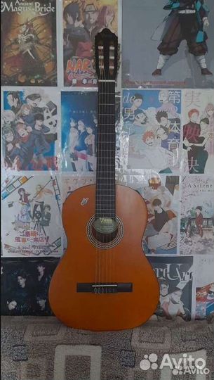 Гитара Valencia vc204 + медиаторы и чехол