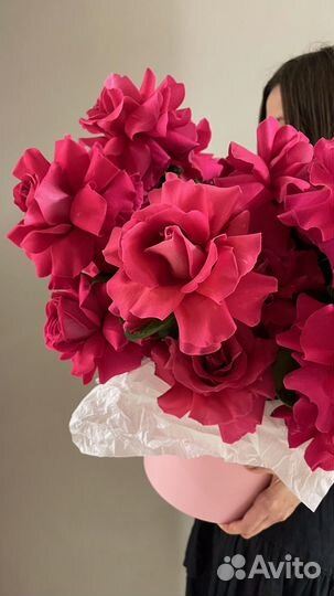 Цветочная композиция из роз Pink Floyd