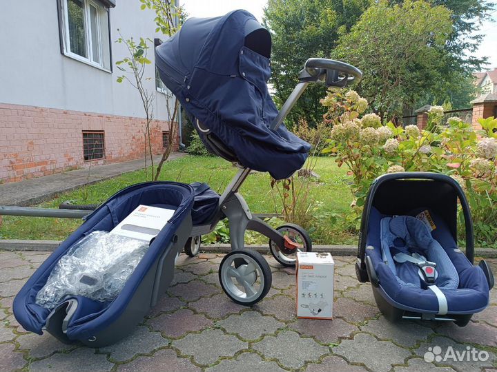 Коляска Stokke xplory v4 2 в 1 + автолька