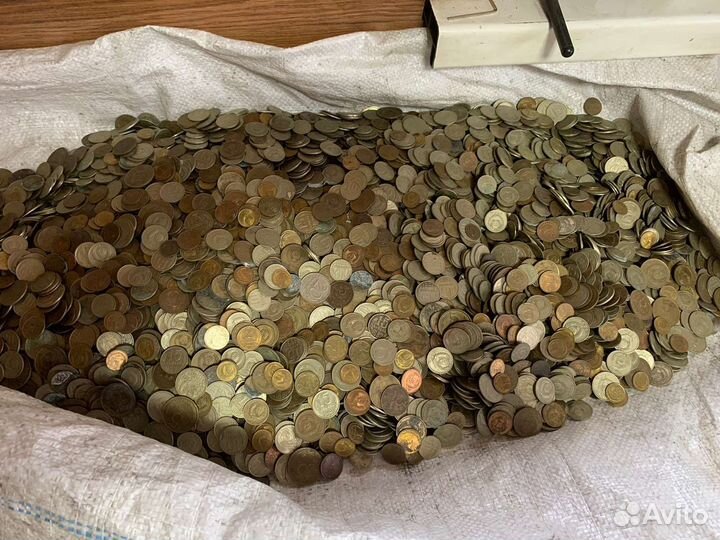 Советские монеты СССР (не перебранные 22.5кг.)