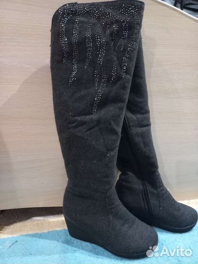 Сапоги валенки женские 35р