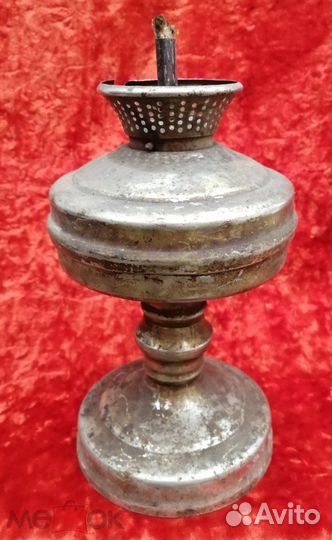 Керосиновая лампа. Металл. Быт. Клеймо. СССР