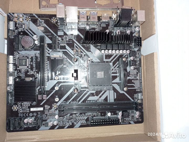 Gigabyte B450M S2H с дефектом (резерв Ивану)