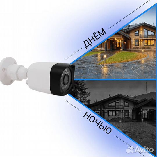 Готовый комплект видеонаблюдения AHD с 1 уличной к