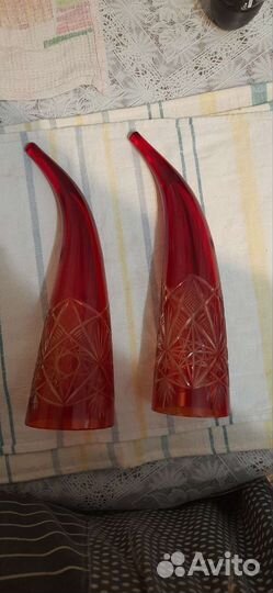 Рог изобилия. Хрусталь (рубиновый)