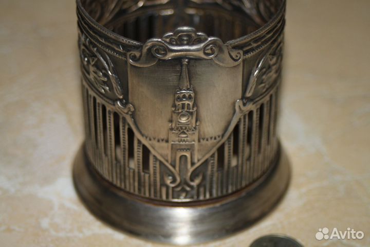 Подстаканник спасская башня/Кремль СССР 1954-1962