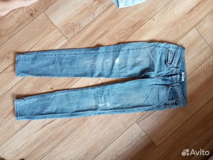 Блузка школьная, джинсы, кофта152 рост