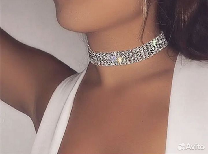 Чокер из страз новый