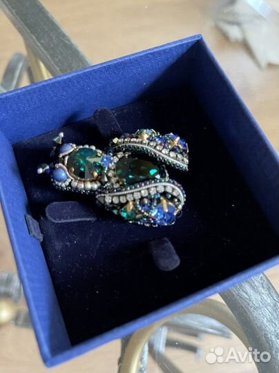 Swarovski брошь