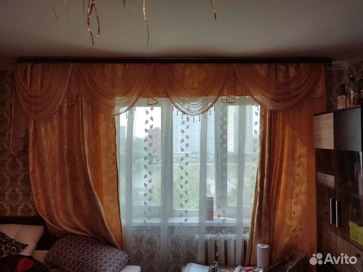 Комплект портьер и тюля