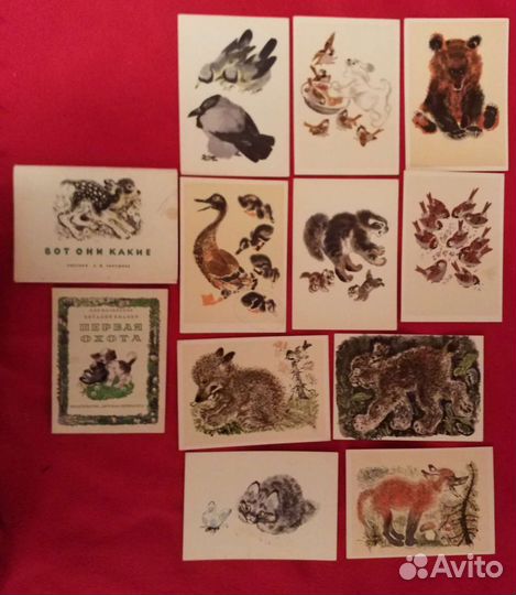 Наборы открыток Сказки,Каневский, Маврина