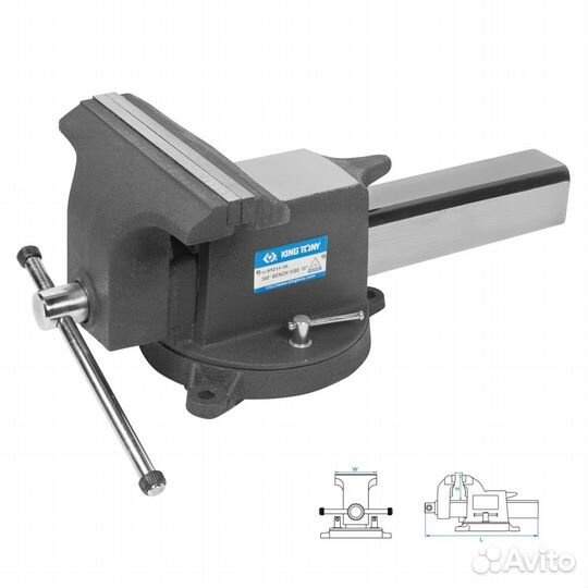 Тиски слесарные 300 мм king tony 9TZ11-12