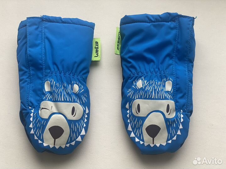 Демисезонные краги варежки для мальчика до года