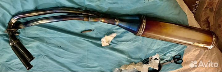 Глушитель Выхлоп Банка 51 Титан Honda silver wing