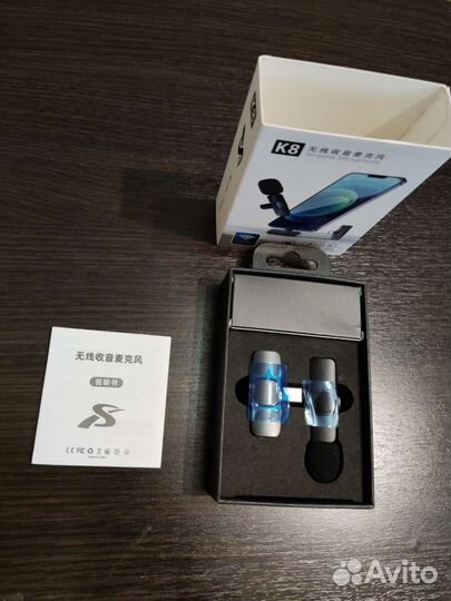 Микрофон петличный Bluetooth K8 Type-C