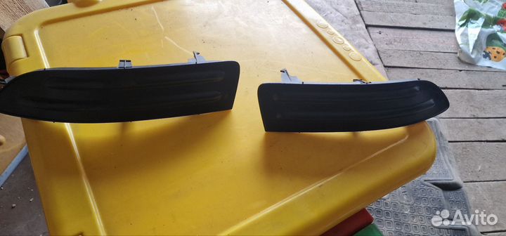 Заглушки га противотуманки тойота королла 120