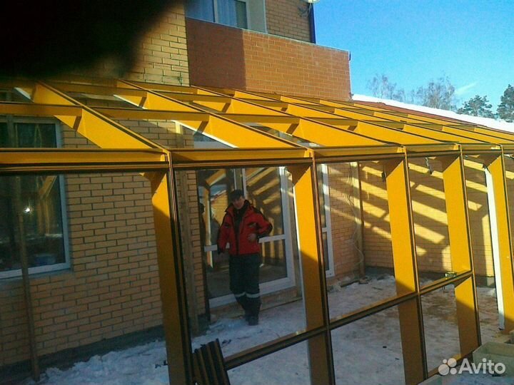 Холодное остекление террасы бесплатный замер