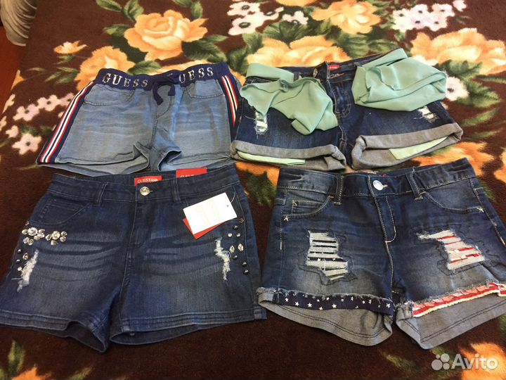 Шорты для девочек. guess kids.Оригинал. Р. 10,12