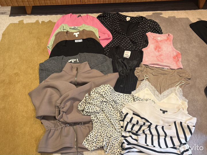 Много вещей пакетом размер одежды xs-s