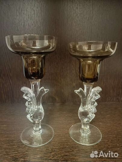 Подсвечник хрустальный СССР