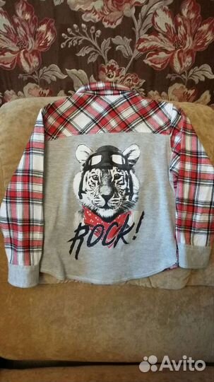 Рубашка для мальчика 104