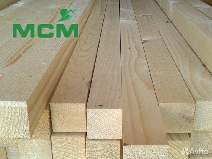 Брус строганный из сосны \ доставка