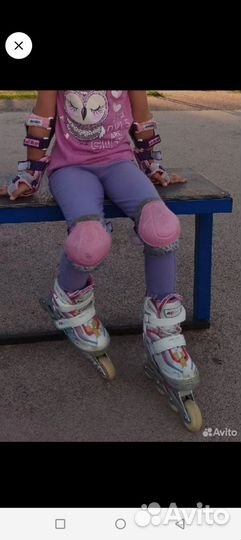 Ролики раздвижные + защита 26-29